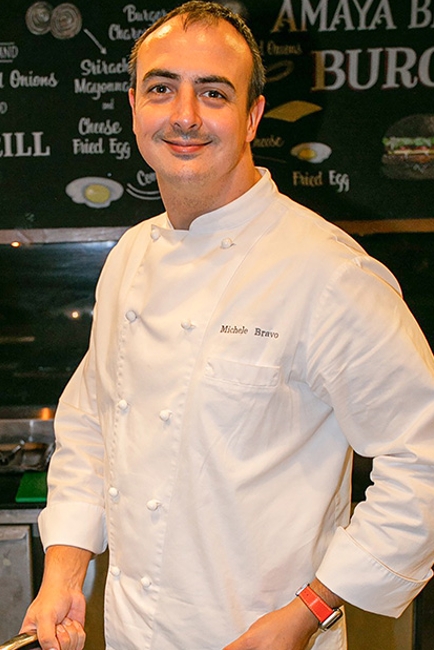 Chef Michele Bravo, Corporate Chef at Onyx Hospitality Group
